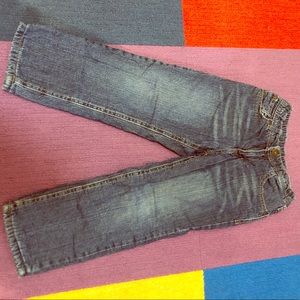 Fleece-lined kids jeans